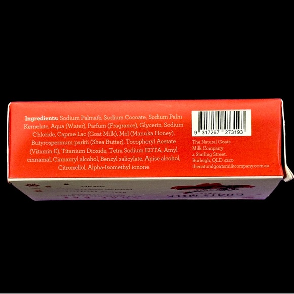 Set of 2 The Natural Goats Milk Co. Soap Bar w/MANUKA HONEY Australia Made  100g - Picture 4 of 4